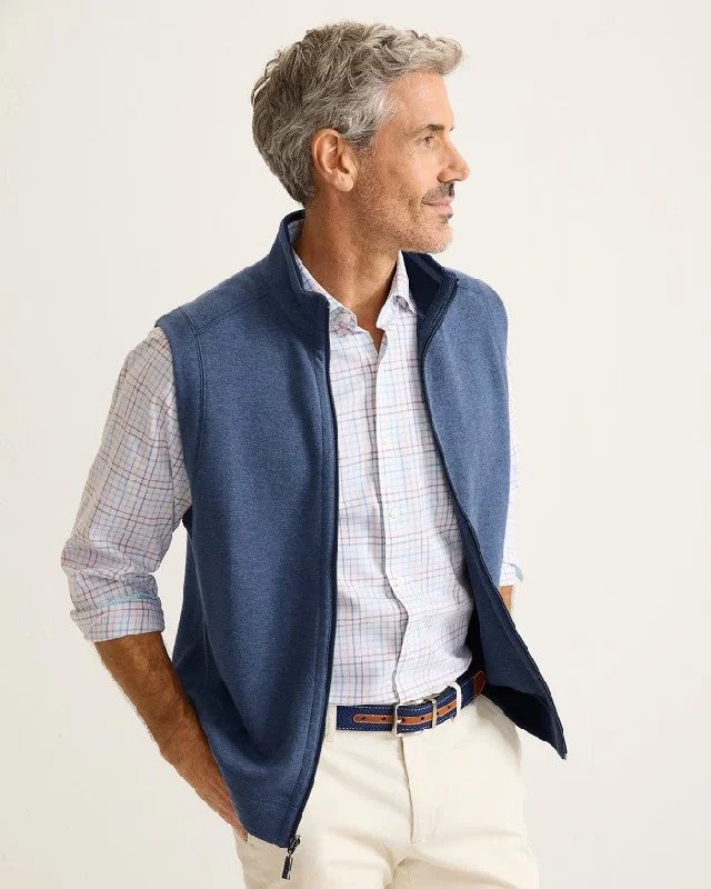 Winter-Ready Men's CoatsTommy Bahama New Flip Coast Full Zip Vest - Blue Note Heather