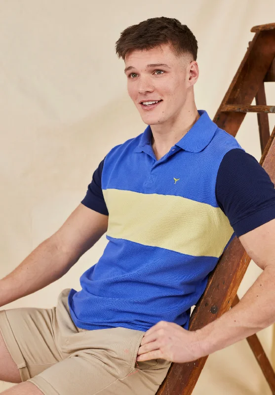 Men's Shirts with Ruffled HemlinesHolt Polo Shirt - Cobalt Blue