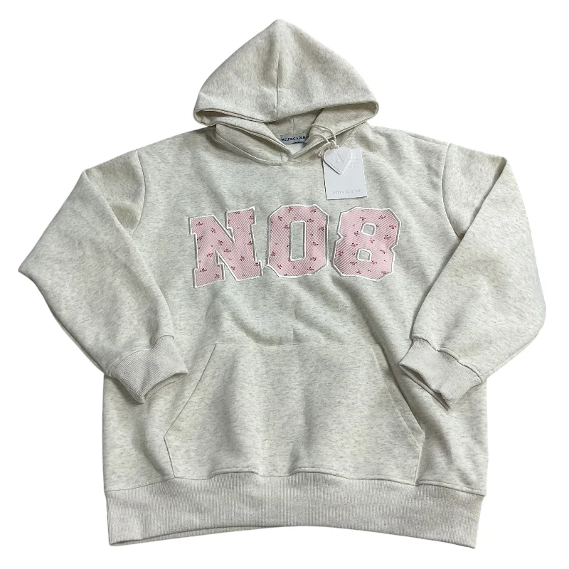 Men's Hoodies for AutumnSweatshirt Hoodie By Cmb In Grey, Size:S