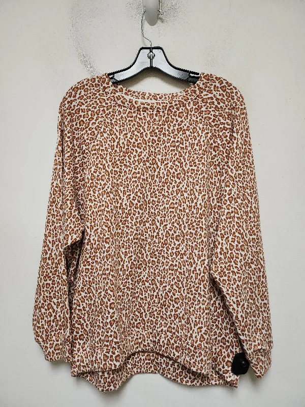 Men's Hoodies with Stretch FabricSweatshirt Crewneck By Lou And Grey In Animal Print, Size: S Men's Hoodies with Stretch FabricSweatshirt Crewneck By Lou And Grey In Animal Print, Size: S