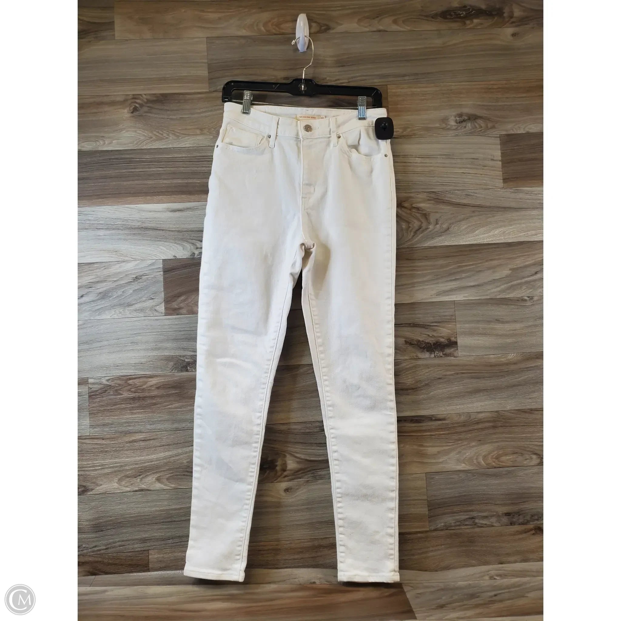 New Arrival Designer Men's JeansJeans Skinny By Levis In Cream, Size: 6