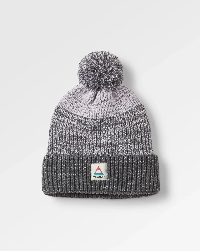 Stylish Trucker CapsCrag Recycled Bobble Hat - Charcoal/Stone