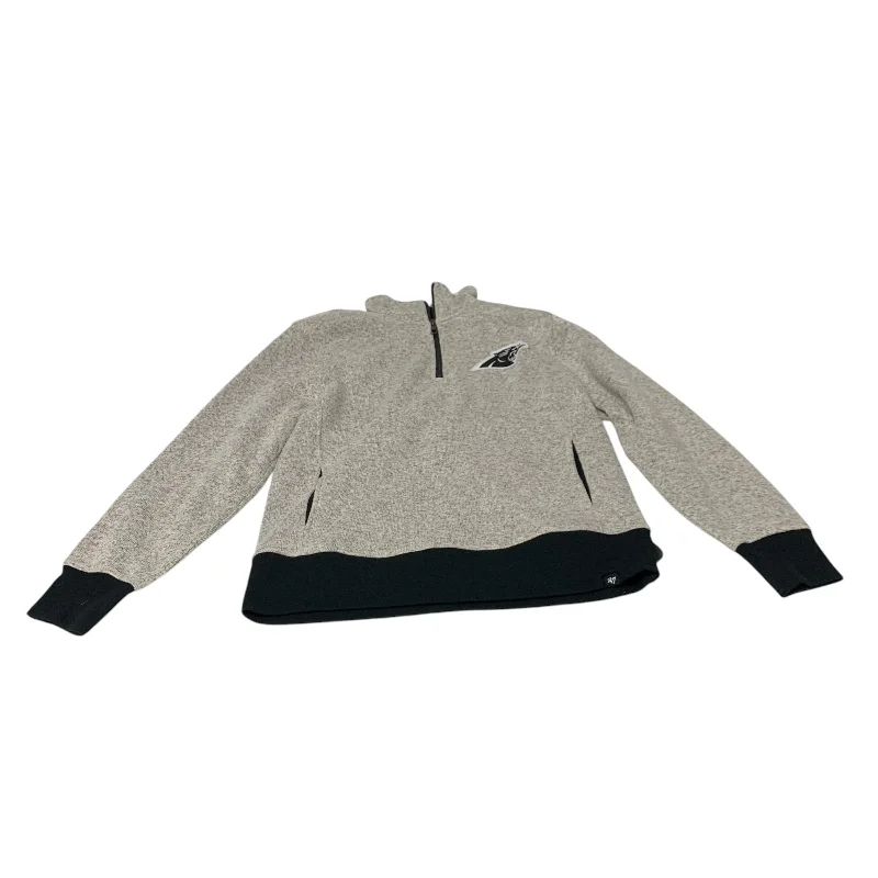 Men's Hoodies for SpringSweatshirt Collar By Clothes Mentor In Grey, Size: L