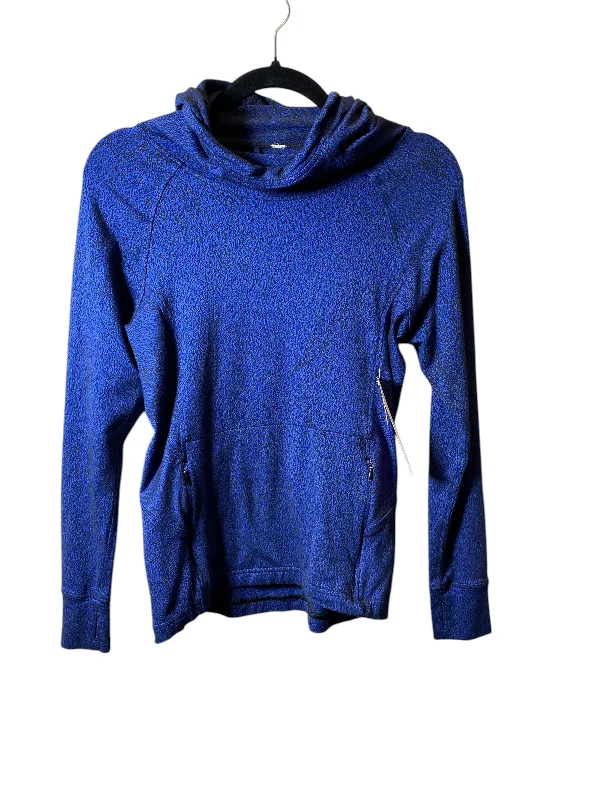 Men's Hoodies for CampingAthletic Sweatshirt Hoodie By Lululemon In Black & Blue, Size: Xs Men's Hoodies for CampingAthletic Sweatshirt Hoodie By Lululemon In Black & Blue, Size: Xs