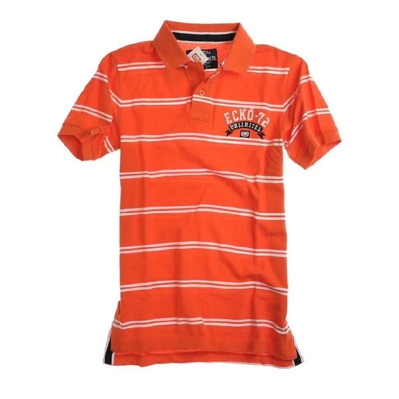 Men's Shirts with Surplice HemlinesEcko Unltd. Mens Ss Left Chest Stripe Rugby Polo Shirt Men's Shirts with Surplice HemlinesEcko Unltd. Mens Ss Left Chest Stripe Rugby Polo Shirt
