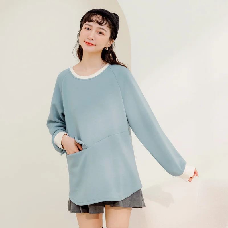 Men's Sweaters with ZippersCasual Cotton Pocket Long Sweaters Top