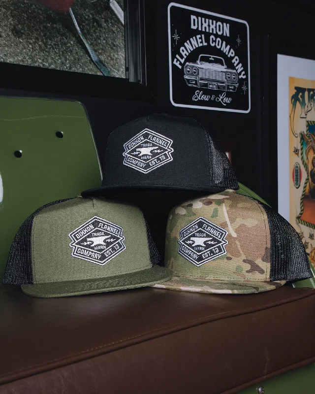 Oversized Fedora HatsForged Flat Bill Trucker Snapback