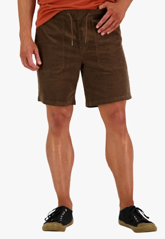 Men's Lightweight Running ShortsSwanndri Mens Long Bay v3 Cord Shorts