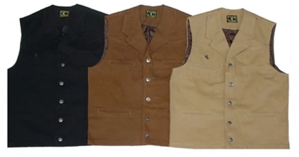 Men's Coats with PocketsWyoming Traders Men's Bronco Canvas Vest