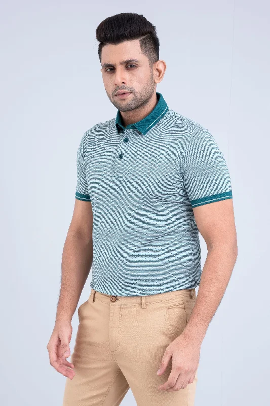 Men's Shirts with Mock NecksRegular Fit Double Mercerised Luxury Polo Shirt