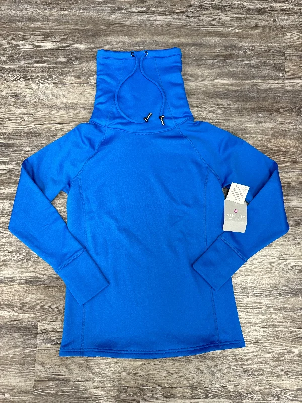 Men's Hoodies for LayeringAthletic Sweatshirt Collar By Athleta In Blue, Size: S