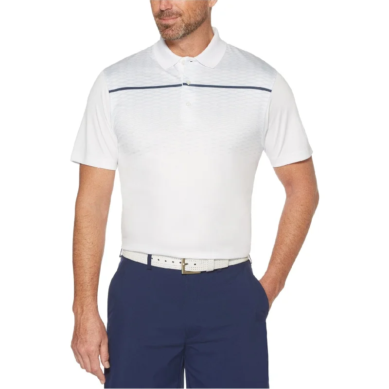 Men's Tailored Shirts for a Professional AppearancePGA Tour Mens Diamond Rugby Polo Shirt, White, Small Men's Tailored Shirts for a Professional AppearancePGA Tour Mens Diamond Rugby Polo Shirt, White, Small