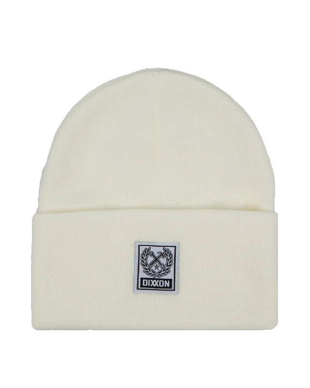 Adjustable Baseball Caps for KidsRibbed Beanie - White