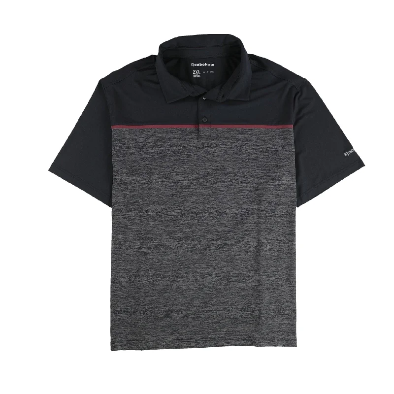 Men's Shirts with Chest PocketsReebok Mens Color Block Golf Rugby Polo Shirt, Black, XX-Large Men's Shirts with Chest PocketsReebok Mens Color Block Golf Rugby Polo Shirt, Black, XX-Large