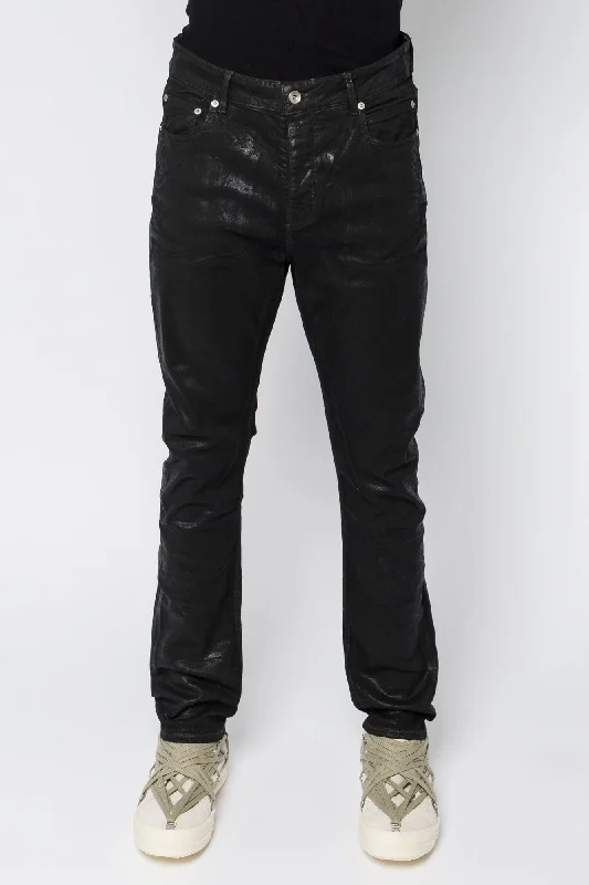 Men's Coats with HoodsRick Owens DRKSHDW Detroit Cut in Black Denim SS25