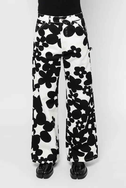 Men's Coats for LayeringMarni Mens Black Floral Pants