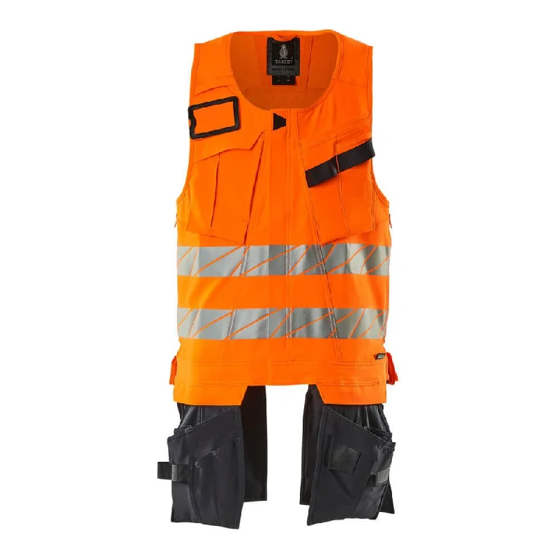 Designer Men's OvercoatsMascot Hi-Vis Tool Vest 19589-711 - Mens, Accelerate Safe