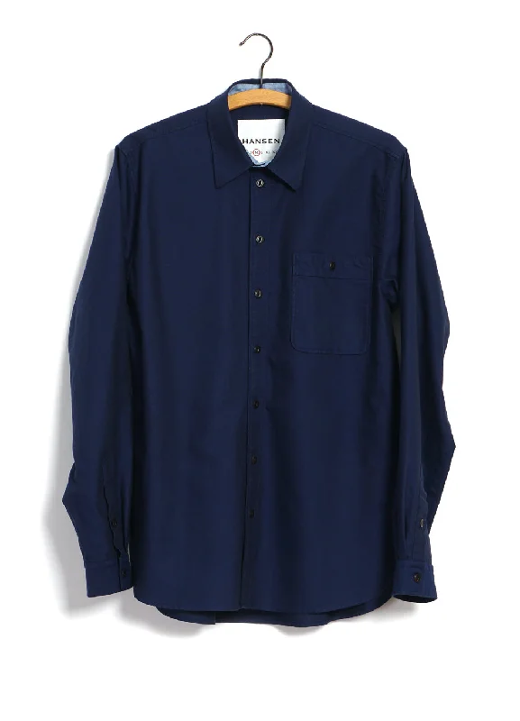 Men's Color-Blocking Shirts for a Statement LookHENRIK | Casual Work Shirt | Blue