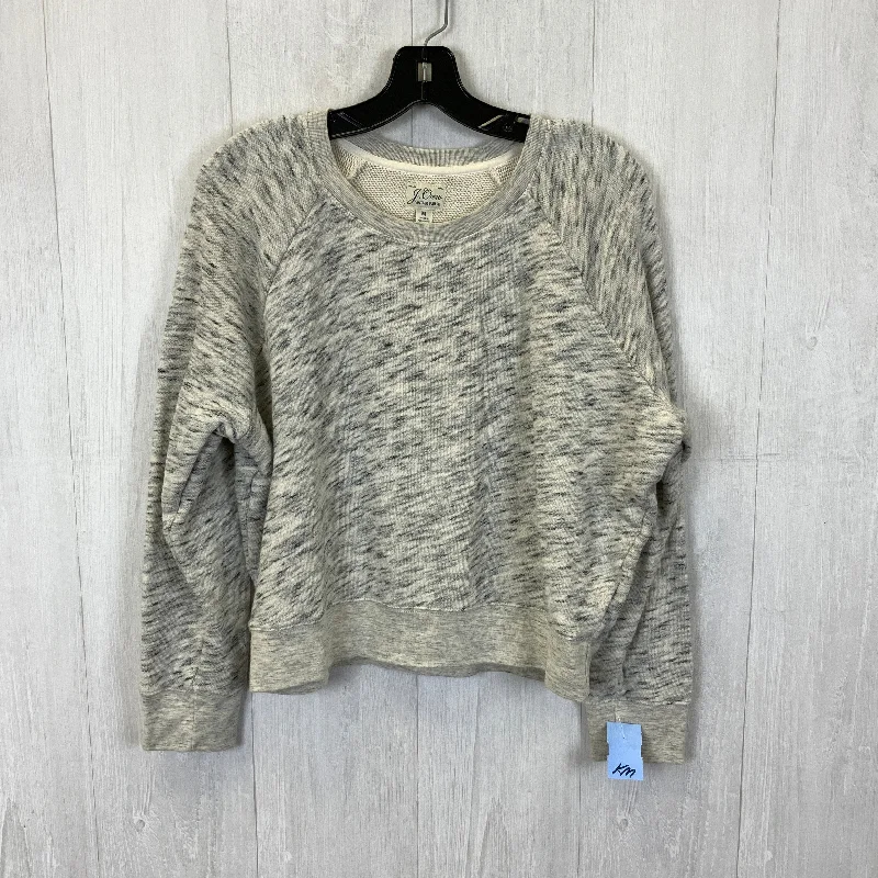 Men's Hoodies with InsulationSweatshirt Crewneck By J. Crew In Grey, Size: M
