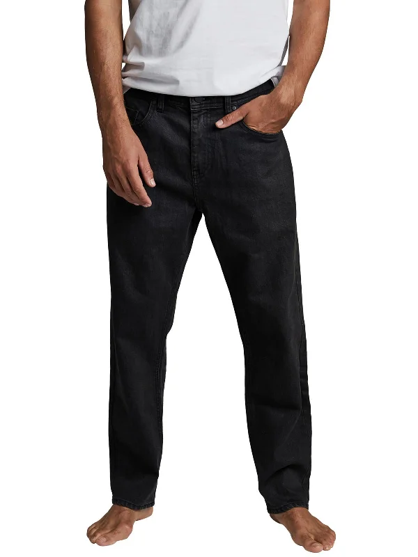Elegant Men's JeansBeckley Mens Mid-Rise Stretch Straight Leg Jeans