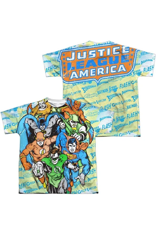 Men's Shirts with Button-Down CollarsDC Comics Follow The Leader (Front/Back Print) Short Sleeve Youth Poly Crew Tee / T-Shirt Men's Shirts with Button-Down CollarsDC Comics Follow The Leader (Front/Back Print) Short Sleeve Youth Poly Crew Tee / T-Shirt