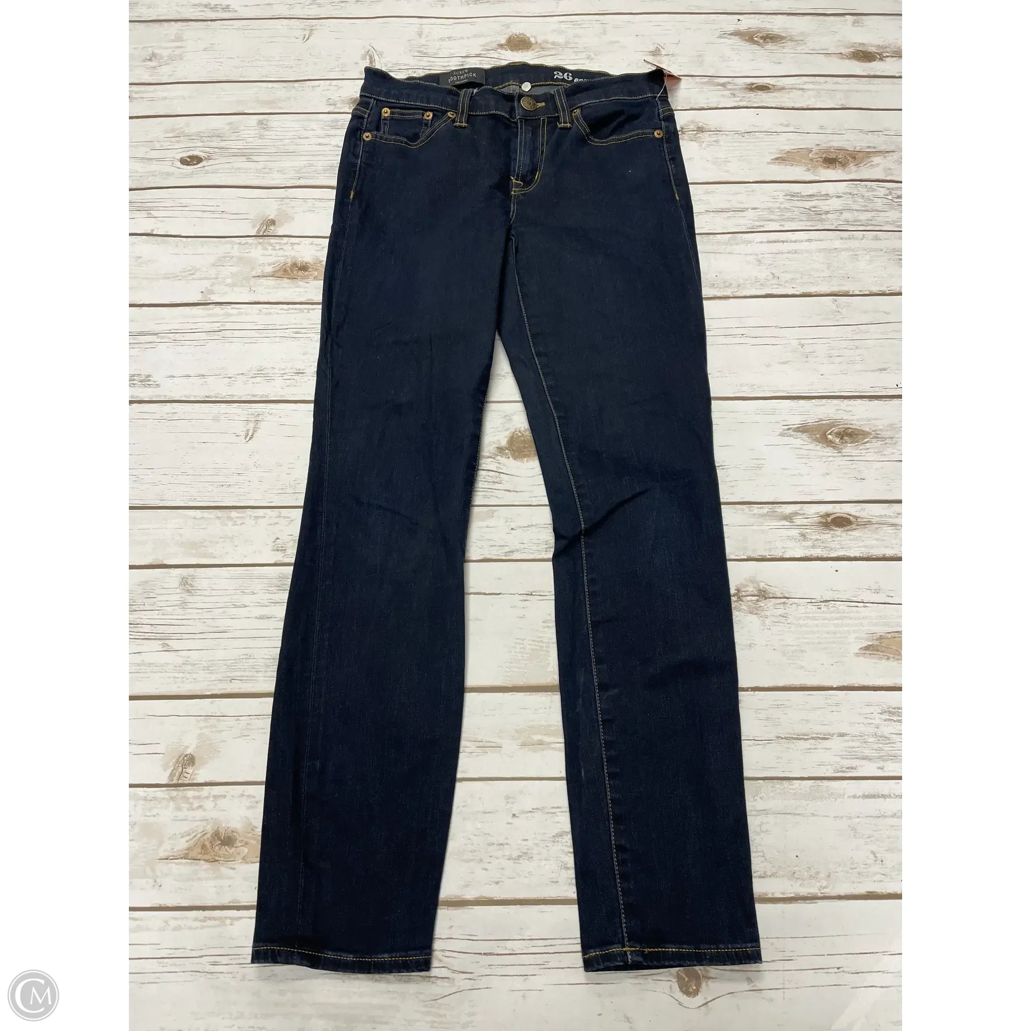 Men's Jeans with RipsJeans Cropped By J. Crew In Blue Denim, Size: S