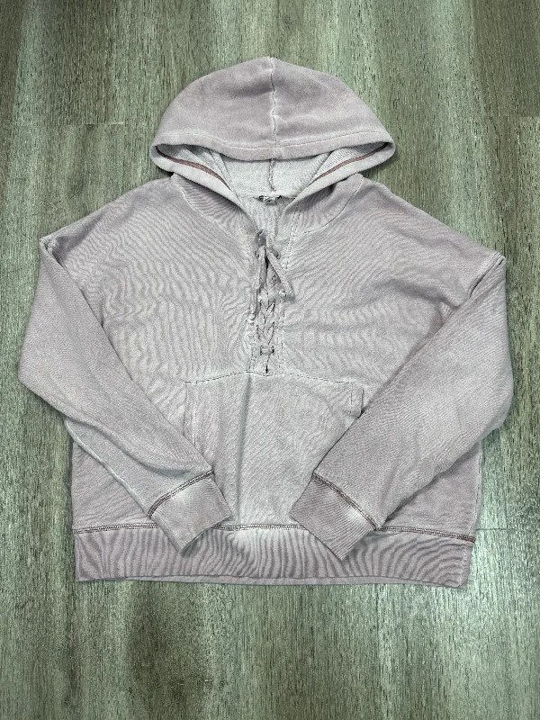 Men's Hoodies with Asymmetric ZippersSweatshirt Hoodie By American Eagle In Purple, Size: M Men's Hoodies with Asymmetric ZippersSweatshirt Hoodie By American Eagle In Purple, Size: M
