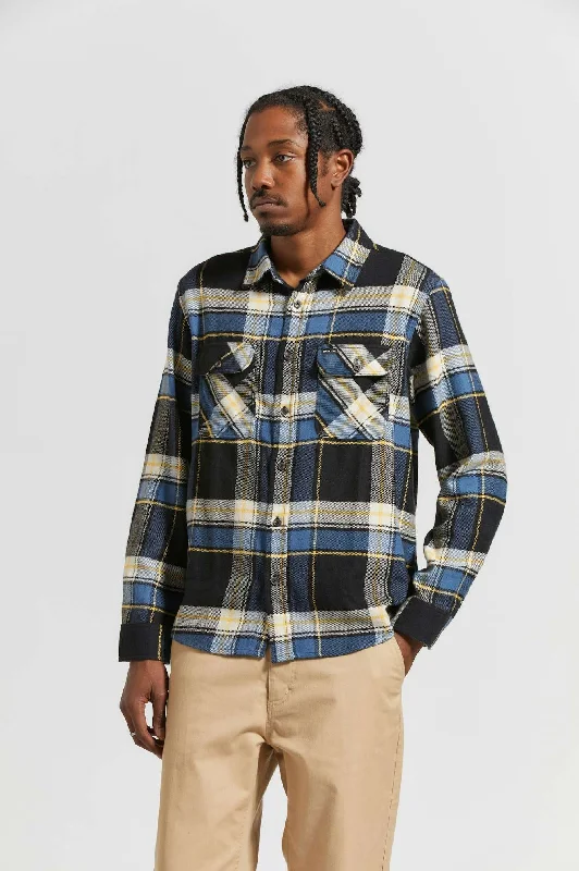 Men's Cufflink-Ready Shirts for Formal EventsBowery L/S Flannel - Joe Blue Plaid