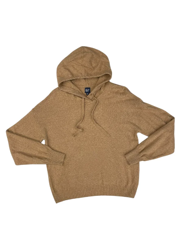 Designer Men's Hoodie JacketsSWEATSHIRT HOODIE by GAP In BROWN, Size: L
