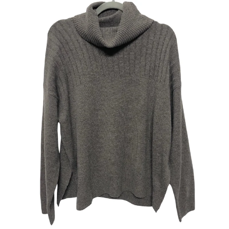 Men's Hoodies with Contrast Fabric PanelsSweatshirt Collar By Madewell In Taupe, Size:M