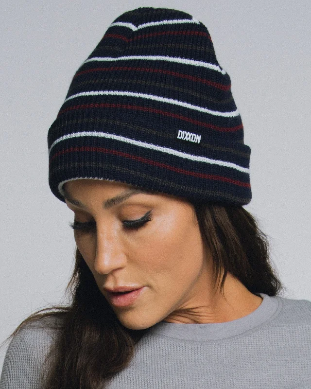 Casual Beanie CapsDock Beanie - Navy Striped