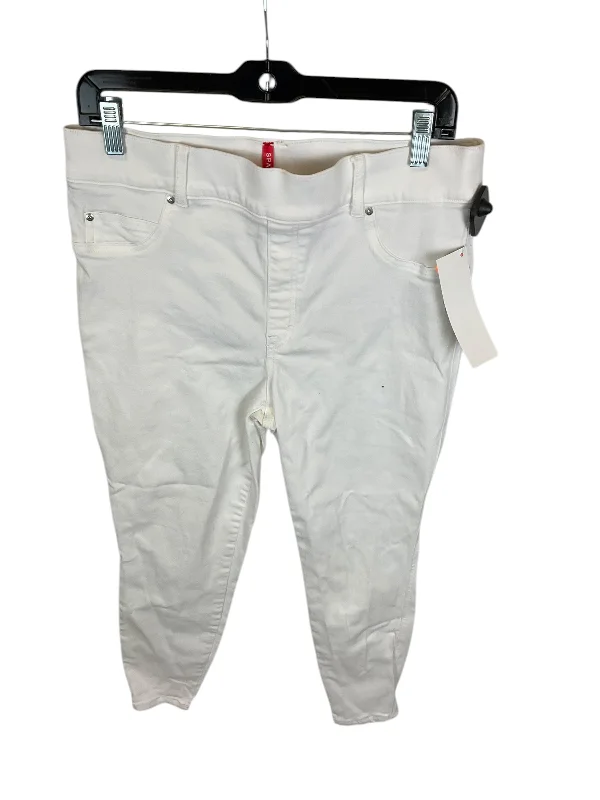 Men's Jeans Made in USAJeans Designer By Spanx In White Denim, Size: Xl