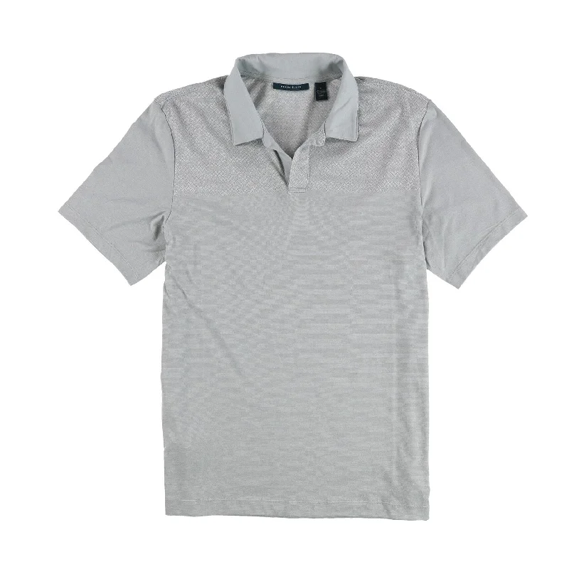 Men's Shirts with Antimicrobial TreatmentPerry Ellis Mens Jacquard Placed Rugby Polo Shirt, Grey, Small Men's Shirts with Antimicrobial TreatmentPerry Ellis Mens Jacquard Placed Rugby Polo Shirt, Grey, Small