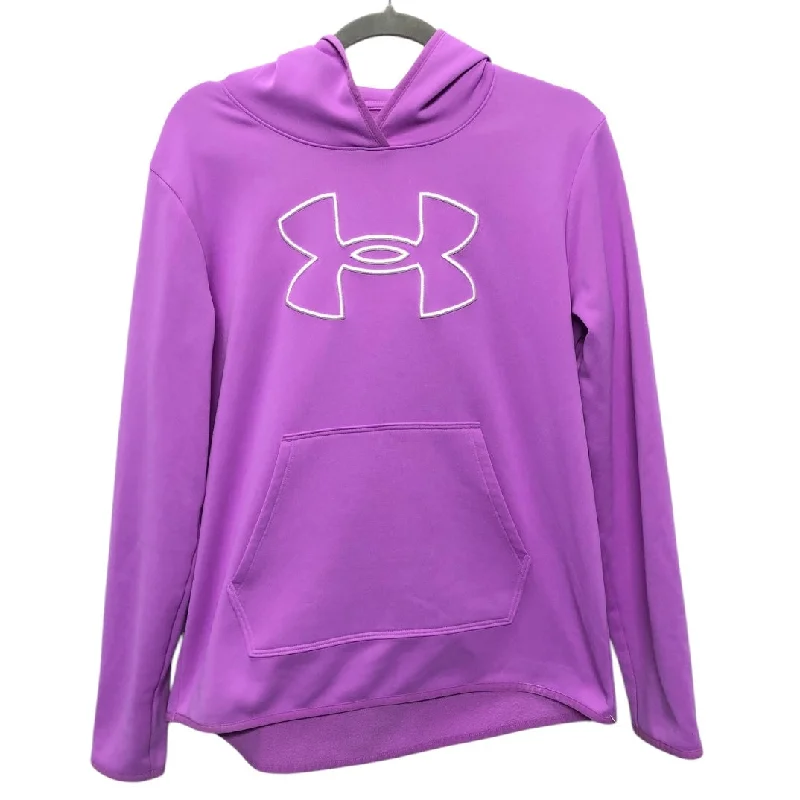 Men's Hoodies with Hidden ZippersAthletic Sweatshirt Hoodie By Under Armour In Purple, Size:M Men's Hoodies with Hidden ZippersAthletic Sweatshirt Hoodie By Under Armour In Purple, Size:M