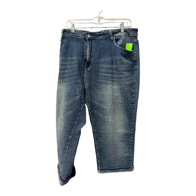 Modern Ripped and Distressed Men's JeansJeans Cropped By Shein In Blue Denim, Size:26 Modern Ripped and Distressed Men's JeansJeans Cropped By Shein In Blue Denim, Size:26