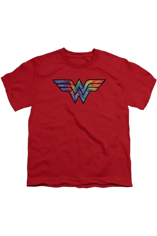 Layered Men's VestsDC Comics Wonder Woman Wonder Woman Tie Dye Logo Short Sleeve Youth Tee / T-Shirt Layered Men's VestsDC Comics Wonder Woman Wonder Woman Tie Dye Logo Short Sleeve Youth Tee / T-Shirt