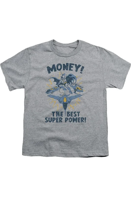 Men's Shirts with Hook-and-Loop ClosuresDC Comics Money Short Sleeve Youth Tee / T-Shirt Men's Shirts with Hook-and-Loop ClosuresDC Comics Money Short Sleeve Youth Tee / T-Shirt