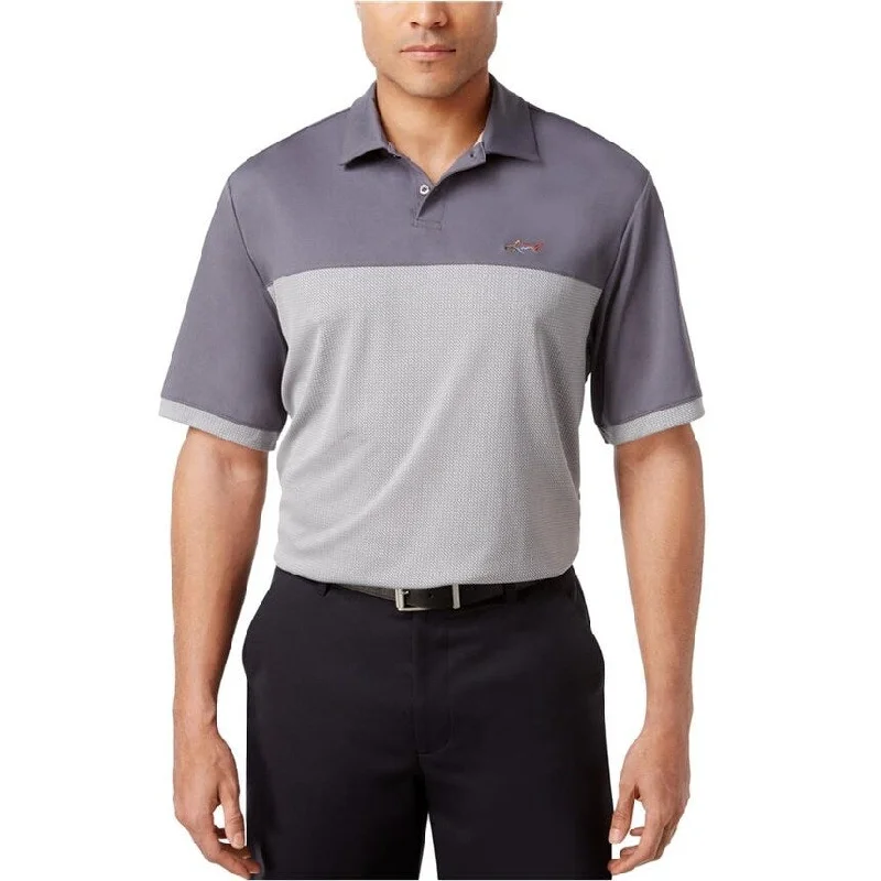 Men's Casual Shirts for Everyday WearGreg Norman Mens Two Tone Embossed Rugby Polo Shirt Men's Casual Shirts for Everyday WearGreg Norman Mens Two Tone Embossed Rugby Polo Shirt