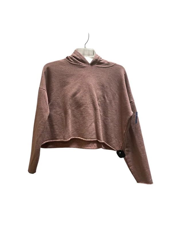 Men's Hoodies with Wind-Resistant FabricSweatshirt Collar By Alo In Pink, Size: S