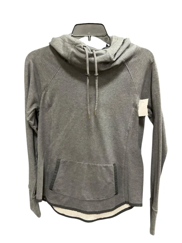 Men's Hoodies with Zippered PocketsAthletic Sweatshirt Hoodie By Athleta In Grey, Size: S