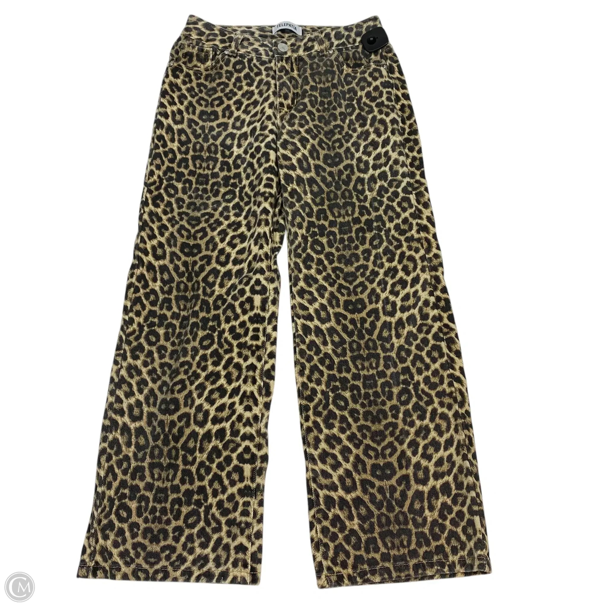 Casual Ripped Men's JeansJeans Straight By Telepatia In Animal Print, Size: 6