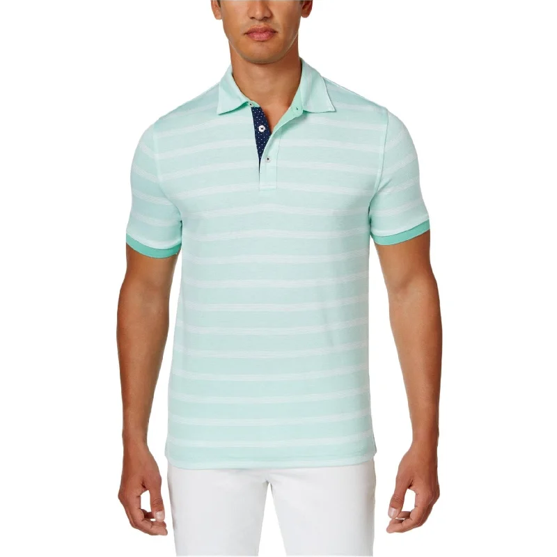 Men's Shirts with Patchwork PatternsClub Room Mens Striped Rugby Polo Shirt, Green, XX-Large Men's Shirts with Patchwork PatternsClub Room Mens Striped Rugby Polo Shirt, Green, XX-Large