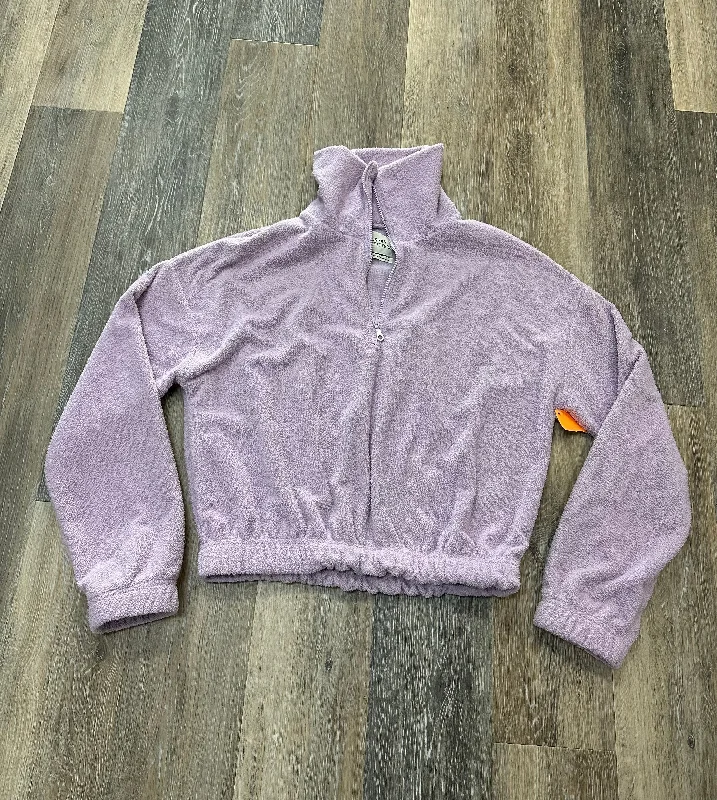 Men's Hoodies with Vintage StyleSweatshirt Crewneck By Urban Outfitters In Purple, Size: M