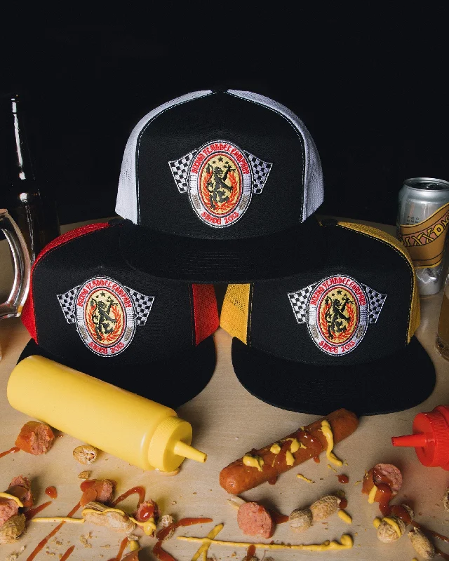 Waterproof Work HatsSausage Fest Crest Flat Bill Trucker Snapback