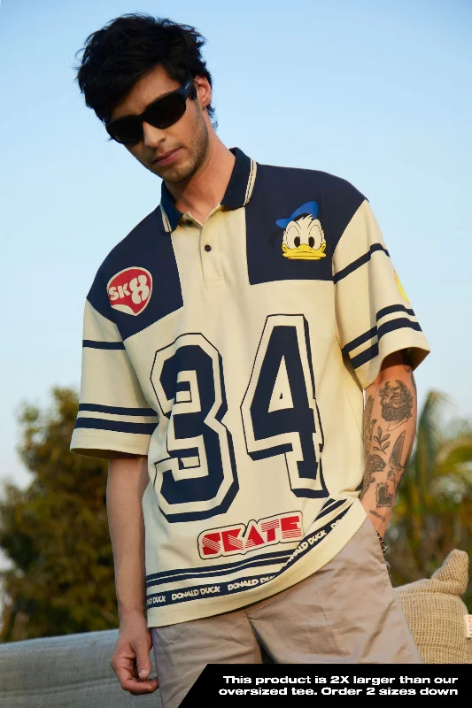 Men's Shirts with Wrinkle-Resistant FabricDonald Sk8 Polo Oversized Shirt