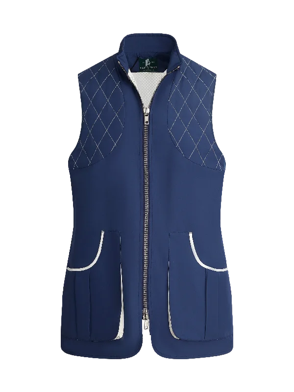 Men's Coats with Synthetic InsulationCDC Quilted Banks in Navy and White