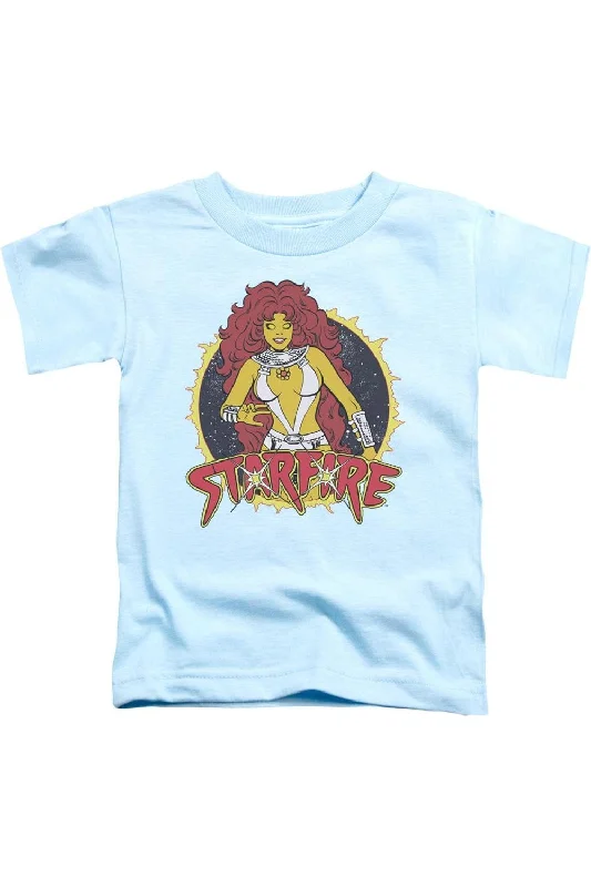 Men's Shirts with Patchwork SleevesDC Comics Starfire Short Sleeve Juvenile Tee / T-Shirt Men's Shirts with Patchwork SleevesDC Comics Starfire Short Sleeve Juvenile Tee / T-Shirt