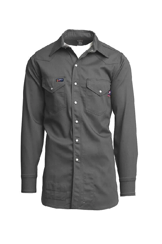 Men's Custom Dress Shirts for a Personalized FitFR Western Shirt | 7oz. 100% Cotton | Gray Men's Custom Dress Shirts for a Personalized FitFR Western Shirt | 7oz. 100% Cotton | Gray