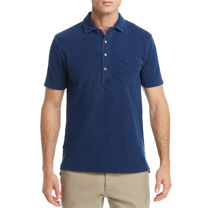 Men's Shirts with Embellished SleevesOobe Brand Mens Textured Regular Fit Rugby Polo Shirt, Blue, Small Men's Shirts with Embellished SleevesOobe Brand Mens Textured Regular Fit Rugby Polo Shirt, Blue, Small