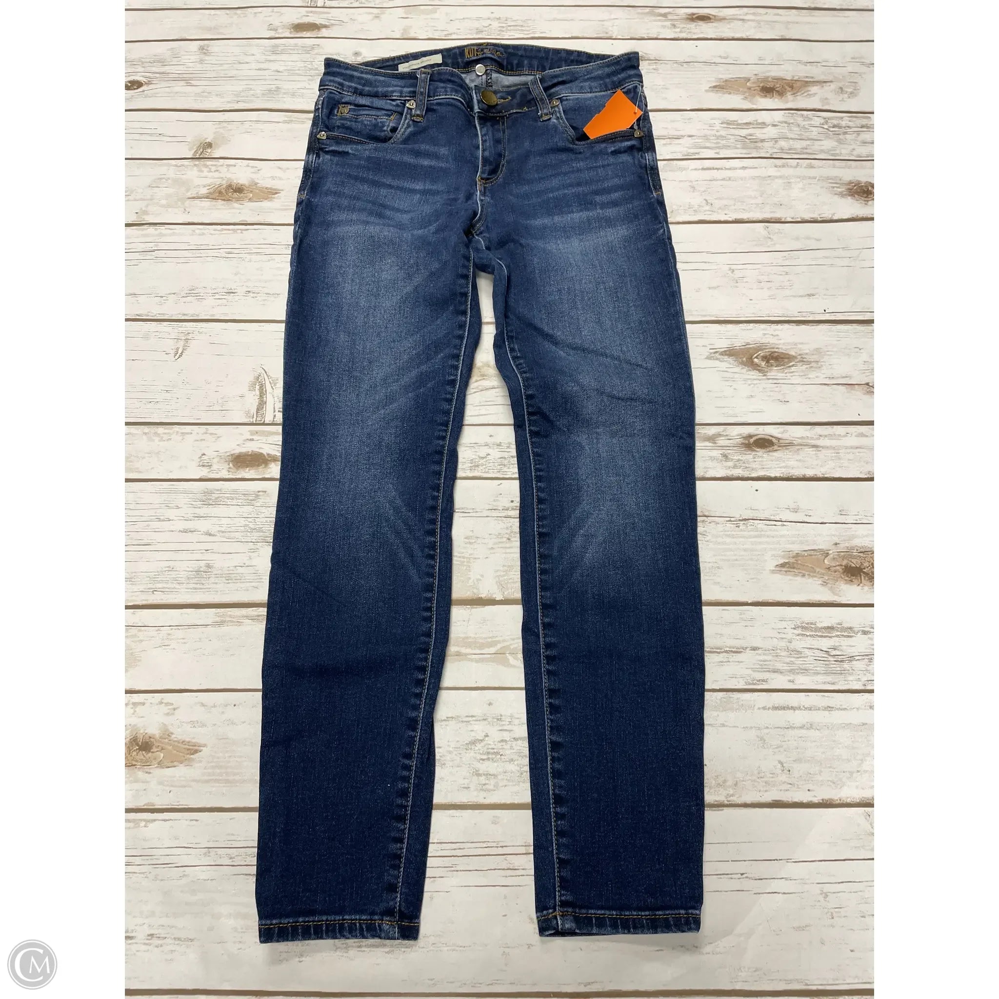 Men's Ripped JeansJeans Skinny By Kut In Blue Denim, Size: 4